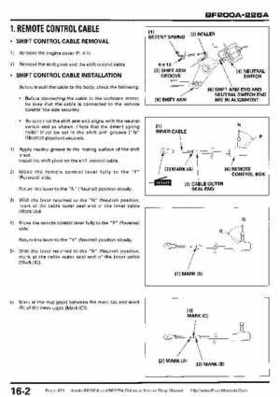 Honda BF200A BF225A Outboard Motors shop manual., Page 453