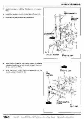 Honda BF200A BF225A Outboard Motors shop manual., Page 459