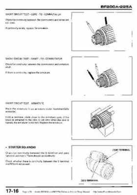 Honda BF200A BF225A Outboard Motors shop manual., Page 478