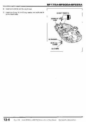 Honda BF200A BF225A Outboard Motors shop manual., Page 528