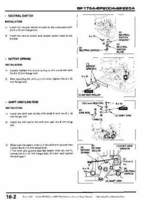 Honda BF200A BF225A Outboard Motors shop manual., Page 530