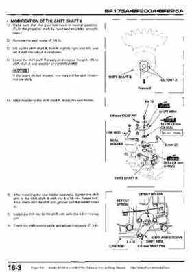 Honda BF200A BF225A Outboard Motors shop manual., Page 531