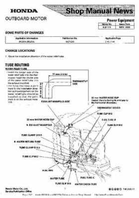 Honda BF200A BF225A Outboard Motors shop manual., Page 532