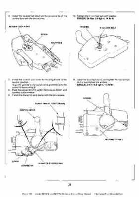 Honda BF200A BF225A Outboard Motors shop manual., Page 555