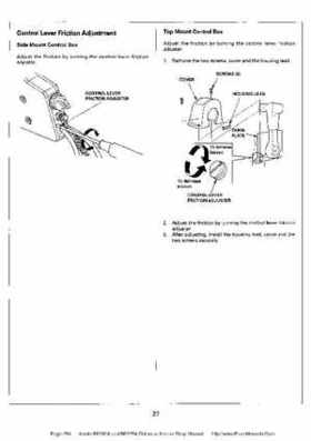 Honda BF200A BF225A Outboard Motors shop manual., Page 561