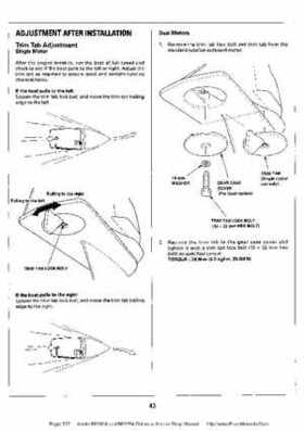 Honda BF200A BF225A Outboard Motors shop manual., Page 577