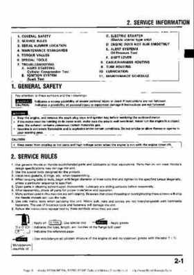 Honda BF20A-BF25A, BF25D-BF30D Outboard Motors Shop Manual., Page 9