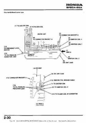 Honda BF20A-BF25A, BF25D-BF30D Outboard Motors Shop Manual., Page 38