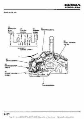 Honda BF20A-BF25A, BF25D-BF30D Outboard Motors Shop Manual., Page 39