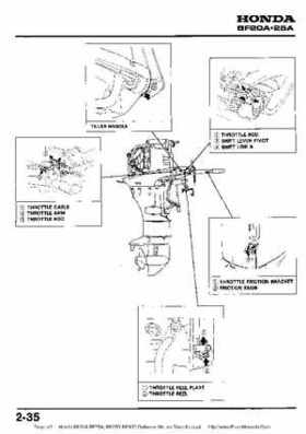 Honda BF20A-BF25A, BF25D-BF30D Outboard Motors Shop Manual., Page 43