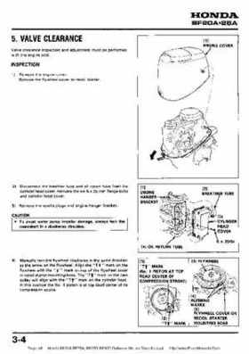Honda BF20A-BF25A, BF25D-BF30D Outboard Motors Shop Manual., Page 48