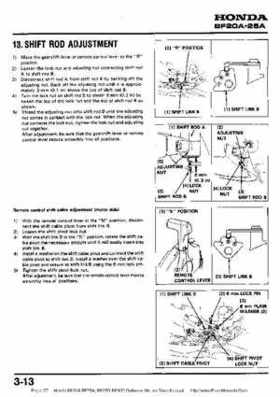 Honda BF20A-BF25A, BF25D-BF30D Outboard Motors Shop Manual., Page 57