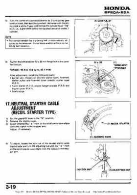 Honda BF20A-BF25A, BF25D-BF30D Outboard Motors Shop Manual., Page 63