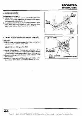 Honda BF20A-BF25A, BF25D-BF30D Outboard Motors Shop Manual., Page 69