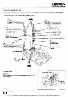 Honda BF20A-BF25A, BF25D-BF30D Outboard Motors Shop Manual., Page 73