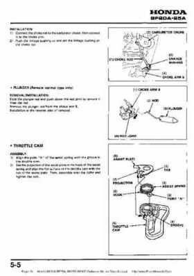 Honda BF20A-BF25A, BF25D-BF30D Outboard Motors Shop Manual., Page 74