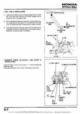 Honda BF20A-BF25A, BF25D-BF30D Outboard Motors Shop Manual., Page 76