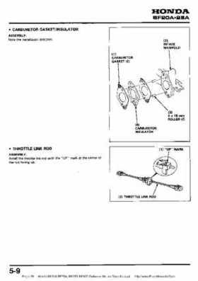 Honda BF20A-BF25A, BF25D-BF30D Outboard Motors Shop Manual., Page 78