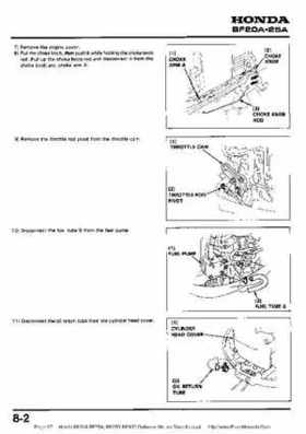Honda BF20A-BF25A, BF25D-BF30D Outboard Motors Shop Manual., Page 97