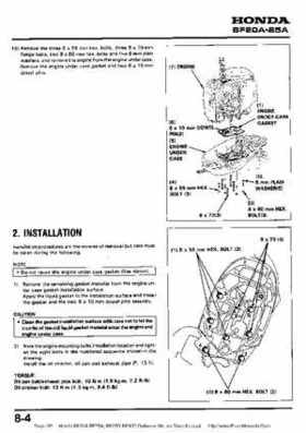 Honda BF20A-BF25A, BF25D-BF30D Outboard Motors Shop Manual., Page 99