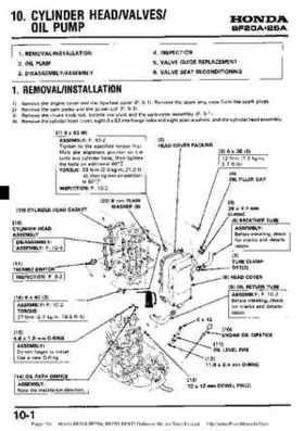 Honda BF20A-BF25A, BF25D-BF30D Outboard Motors Shop Manual., Page 104