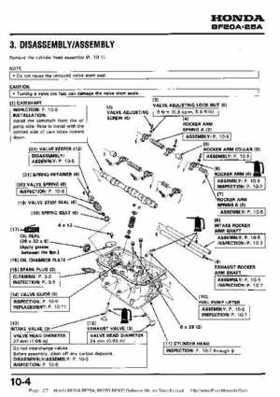 Honda BF20A-BF25A, BF25D-BF30D Outboard Motors Shop Manual., Page 107
