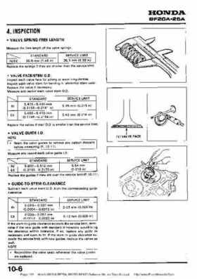 Honda BF20A-BF25A, BF25D-BF30D Outboard Motors Shop Manual., Page 109