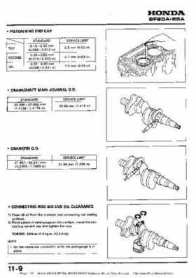 Honda BF20A-BF25A, BF25D-BF30D Outboard Motors Shop Manual., Page 125