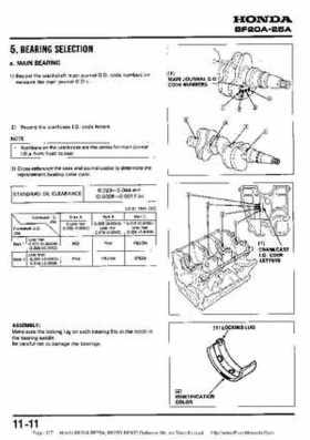 Honda BF20A-BF25A, BF25D-BF30D Outboard Motors Shop Manual., Page 127