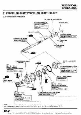 Honda BF20A-BF25A, BF25D-BF30D Outboard Motors Shop Manual., Page 130