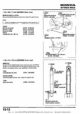 Honda BF20A-BF25A, BF25D-BF30D Outboard Motors Shop Manual., Page 140
