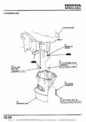 Honda BF20A-BF25A, BF25D-BF30D Outboard Motors Shop Manual., Page 152