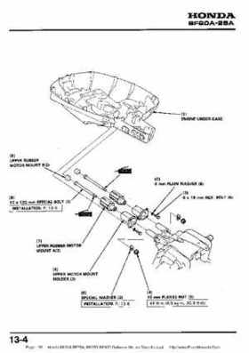 Honda BF20A-BF25A, BF25D-BF30D Outboard Motors Shop Manual., Page 156