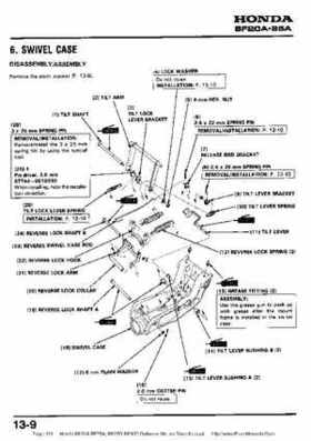 Honda BF20A-BF25A, BF25D-BF30D Outboard Motors Shop Manual., Page 161