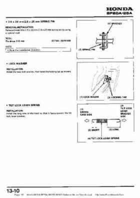 Honda BF20A-BF25A, BF25D-BF30D Outboard Motors Shop Manual., Page 162