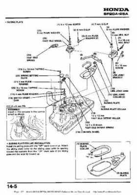 Honda BF20A-BF25A, BF25D-BF30D Outboard Motors Shop Manual., Page 167