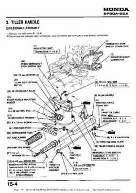 Honda BF20A-BF25A, BF25D-BF30D Outboard Motors Shop Manual., Page 177