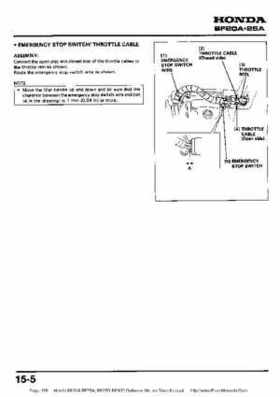 Honda BF20A-BF25A, BF25D-BF30D Outboard Motors Shop Manual., Page 178