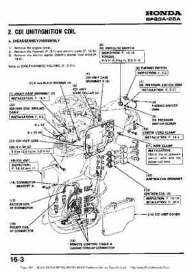 Honda BF20A-BF25A, BF25D-BF30D Outboard Motors Shop Manual., Page 181