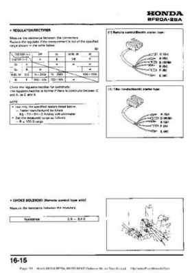 Honda BF20A-BF25A, BF25D-BF30D Outboard Motors Shop Manual., Page 193