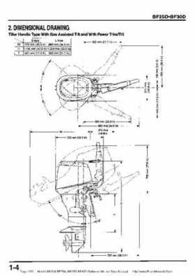 Honda BF20A-BF25A, BF25D-BF30D Outboard Motors Shop Manual., Page 233