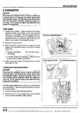Honda BF20A-BF25A, BF25D-BF30D Outboard Motors Shop Manual., Page 268
