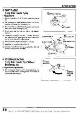 Honda BF20A-BF25A, BF25D-BF30D Outboard Motors Shop Manual., Page 274