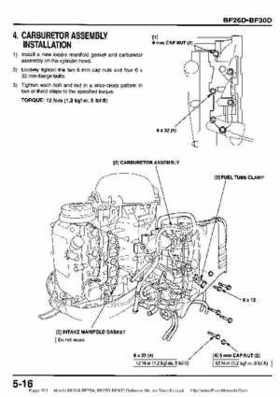 Honda BF20A-BF25A, BF25D-BF30D Outboard Motors Shop Manual., Page 291