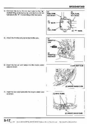 Honda BF20A-BF25A, BF25D-BF30D Outboard Motors Shop Manual., Page 292