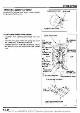 Honda BF20A-BF25A, BF25D-BF30D Outboard Motors Shop Manual., Page 297