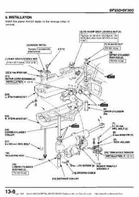 Honda BF20A-BF25A, BF25D-BF30D Outboard Motors Shop Manual., Page 308