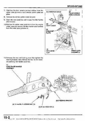 Honda BF20A-BF25A, BF25D-BF30D Outboard Motors Shop Manual., Page 315