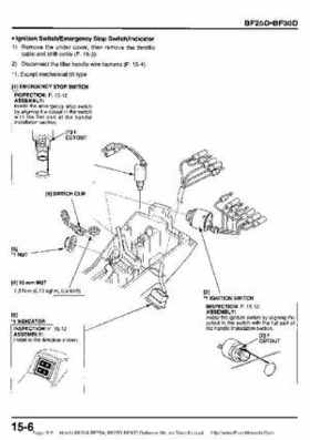 Honda BF20A-BF25A, BF25D-BF30D Outboard Motors Shop Manual., Page 319