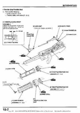 Honda BF20A-BF25A, BF25D-BF30D Outboard Motors Shop Manual., Page 320